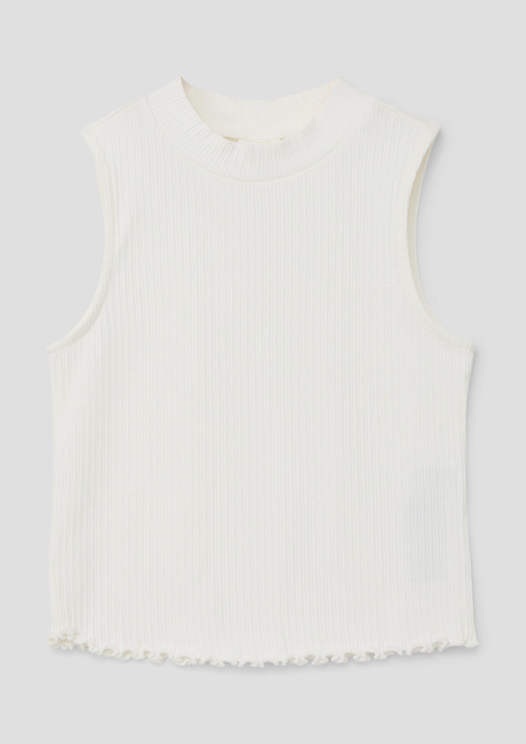 s.Oliver Muskelshirt T-Shirt Ärmelloses Shirt mit All-over-Print