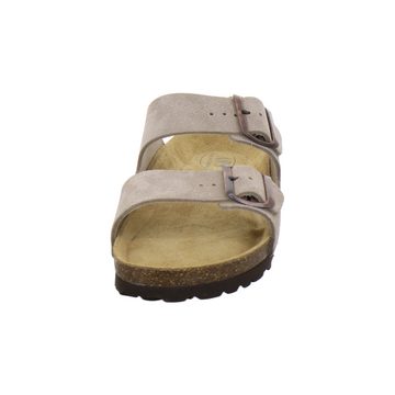 AFS-Schuhe 2100 Zweischnaller Pantolette für Damen mit Fußbett, bequeme Sandalen aus Leder