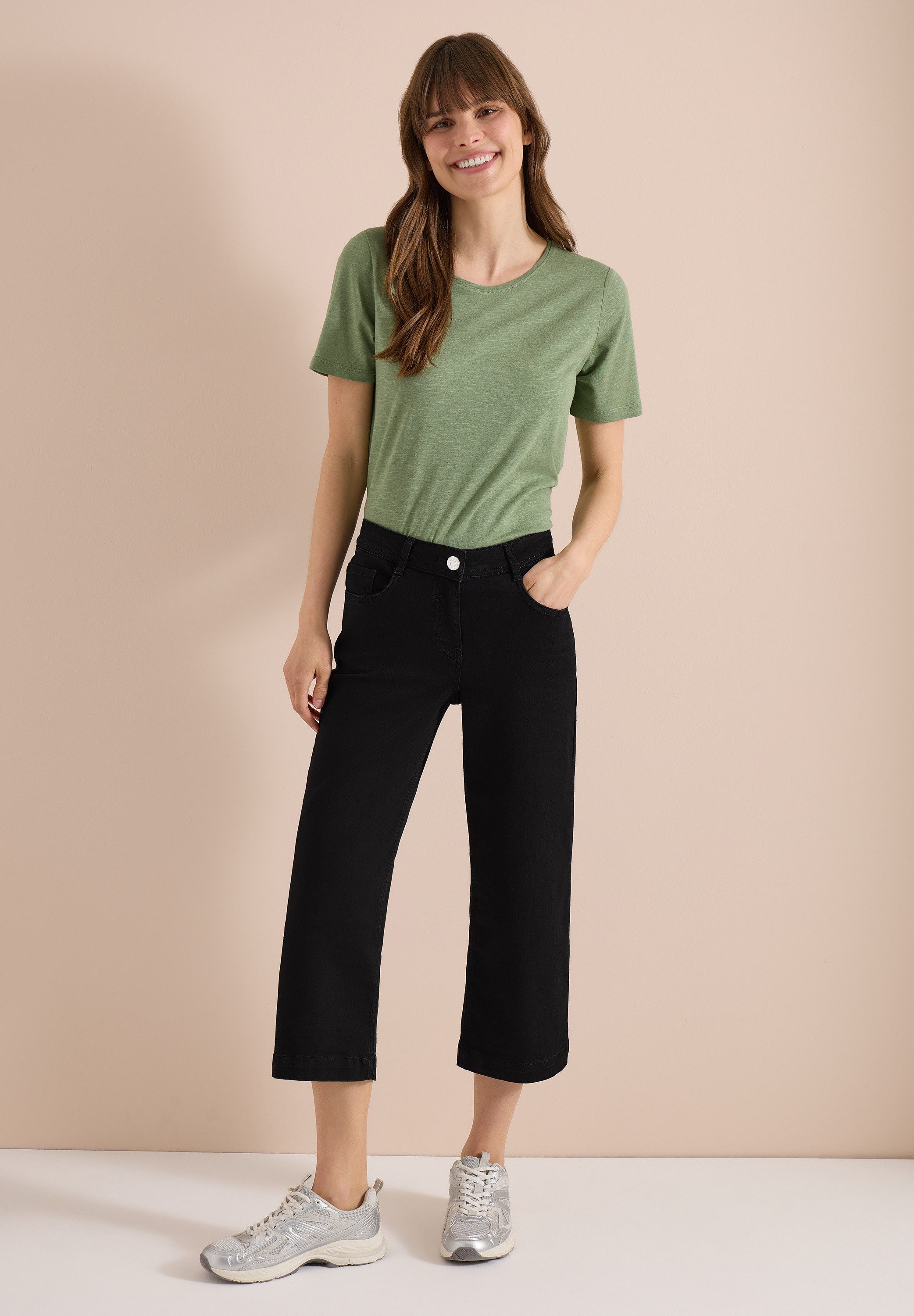 CECIL Loose-fit-Jeans in 3/4-Länge – Bild 4 von 5