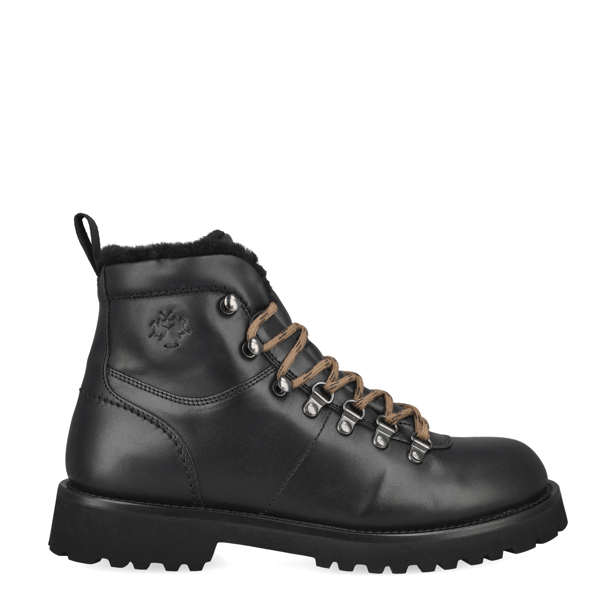 La Martina La Martina COWHIDE, Boots, Warmfutter, Schwarz, Herren Stiefel