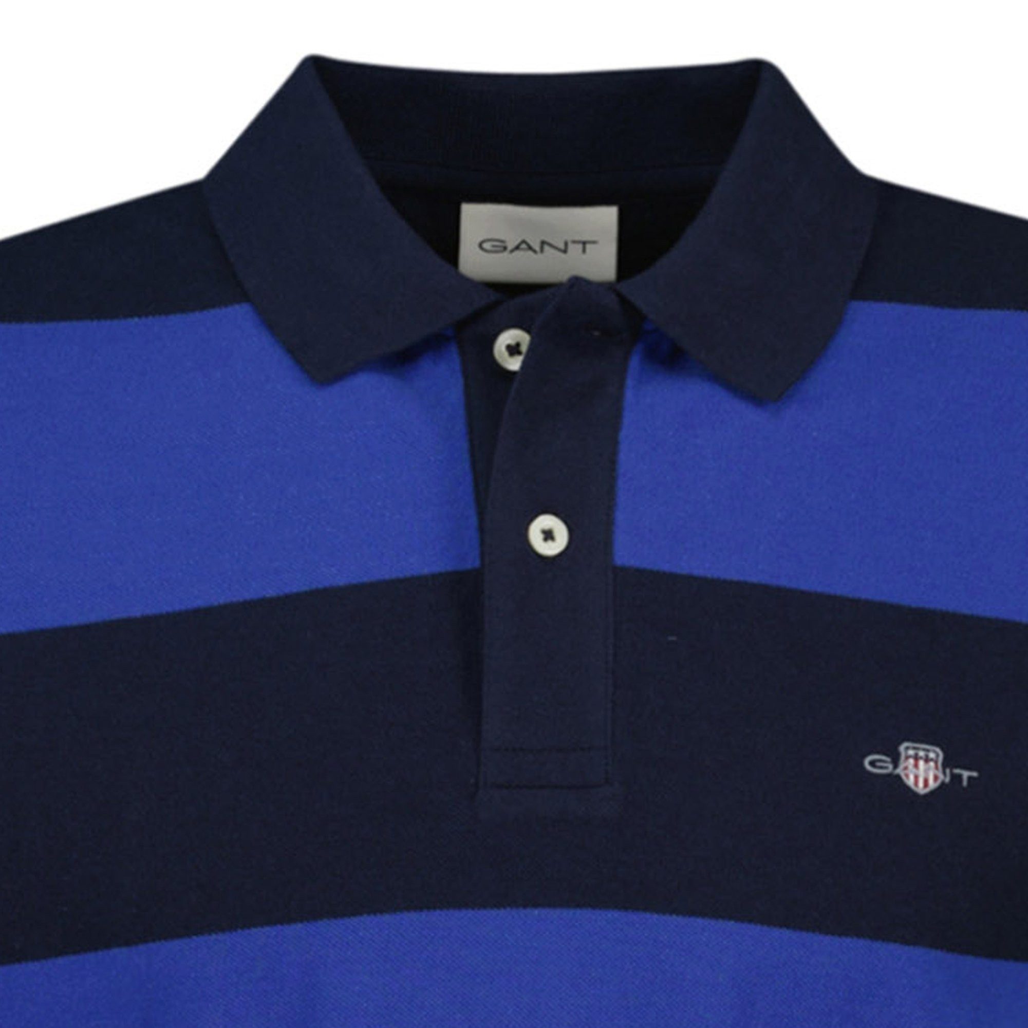 Gant Poloshirt Herren Poloshirt Baumwolle BLOCK STRIPE POLO