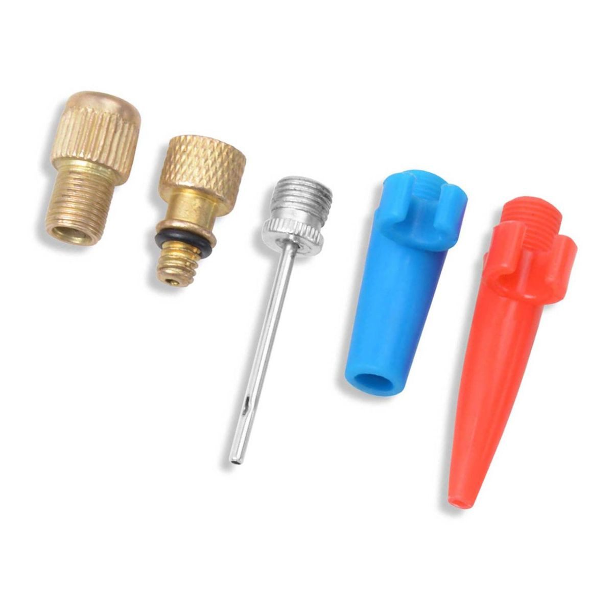Filmer Fahrradschlauch Ventiladapter Set 5 teilig Dunlopventil Sclaverandventil Autoventil, 5-teilig, geeignet für Dunlop, Sclaverand, Autoventil