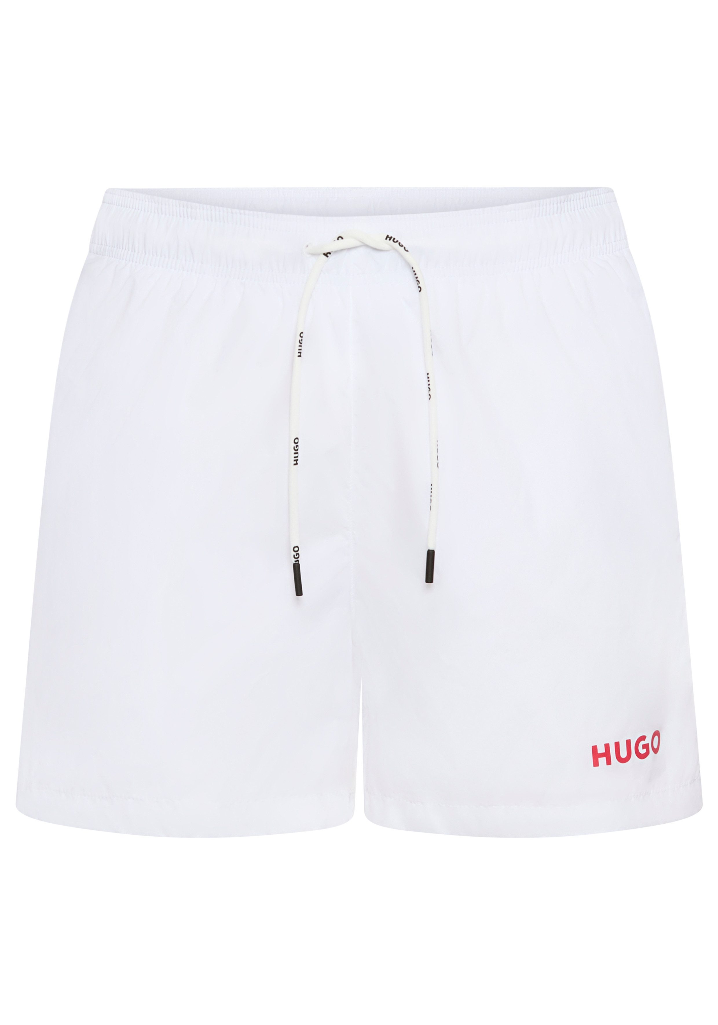HUGO Badehose Haiti mit Markenschriftzug auf der Kordel günstig online kaufen