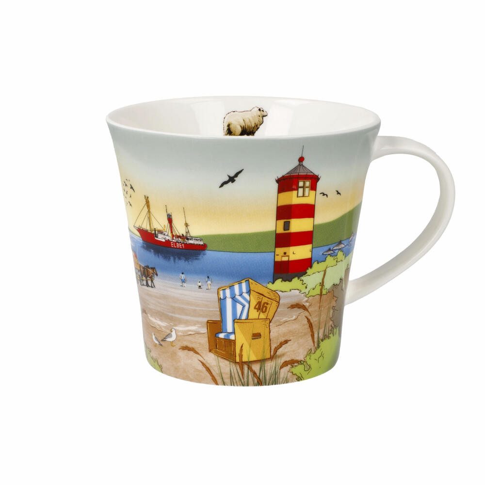 Goebel Becher North Sea Love, Fine Bone China