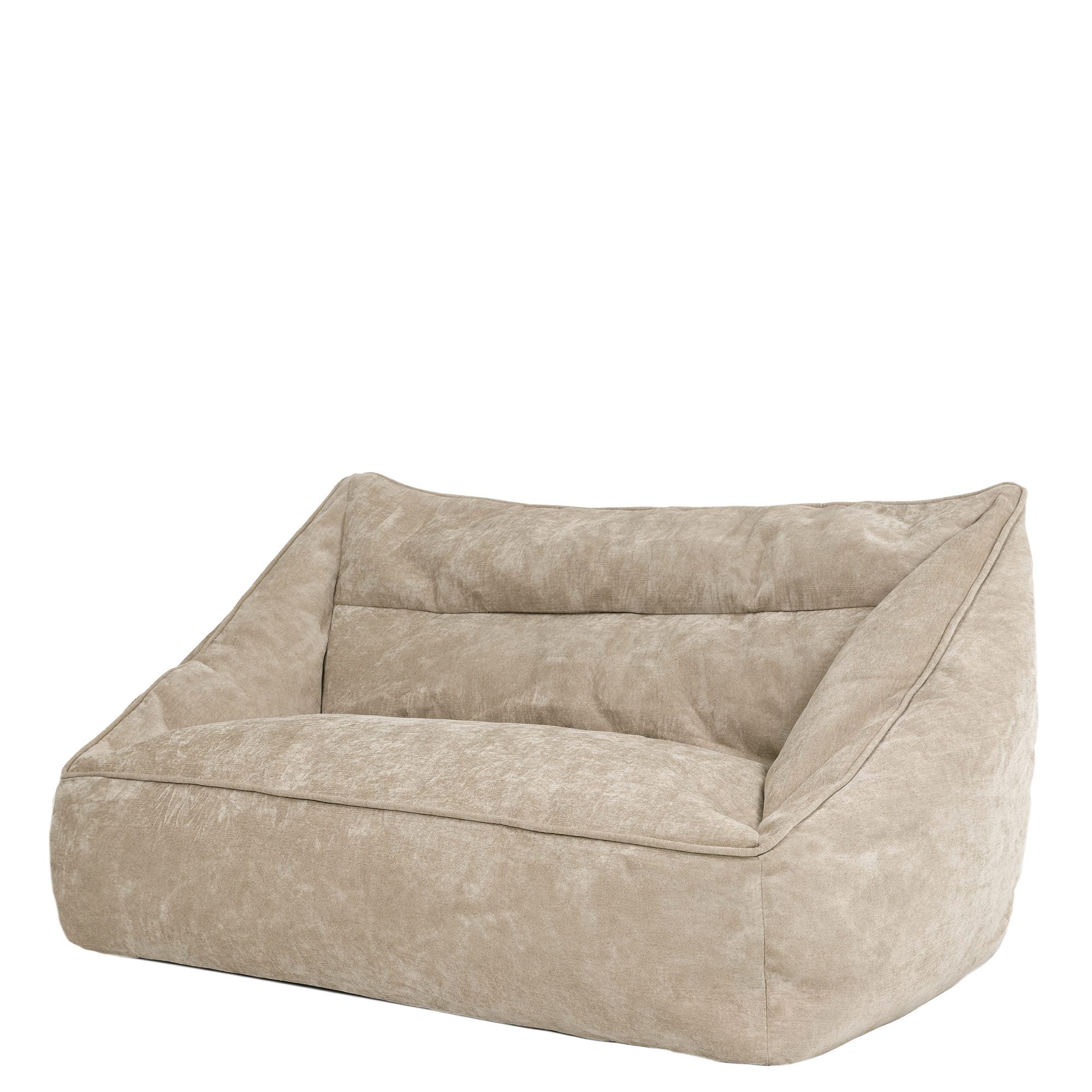 Sitzsack Sitzsack Sofa aus Chenille „Cecilia"