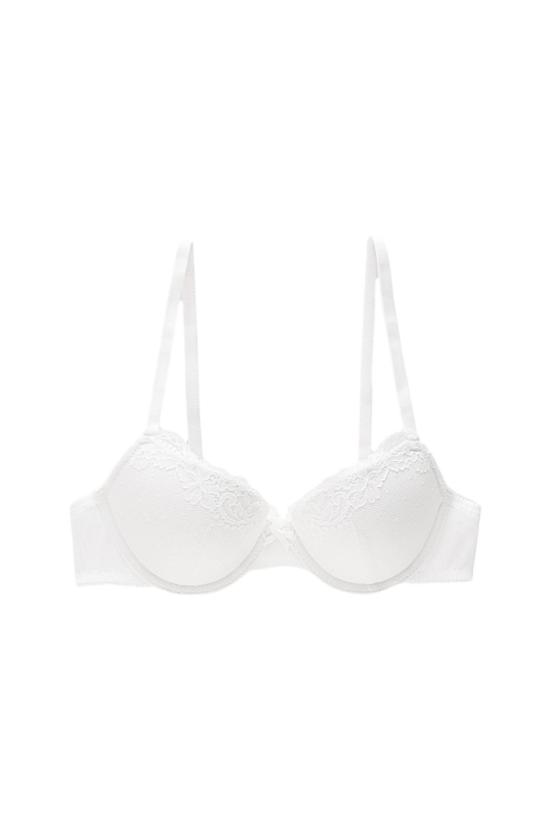 Balconette-BH Wattierer Push-up-Balconett-BH