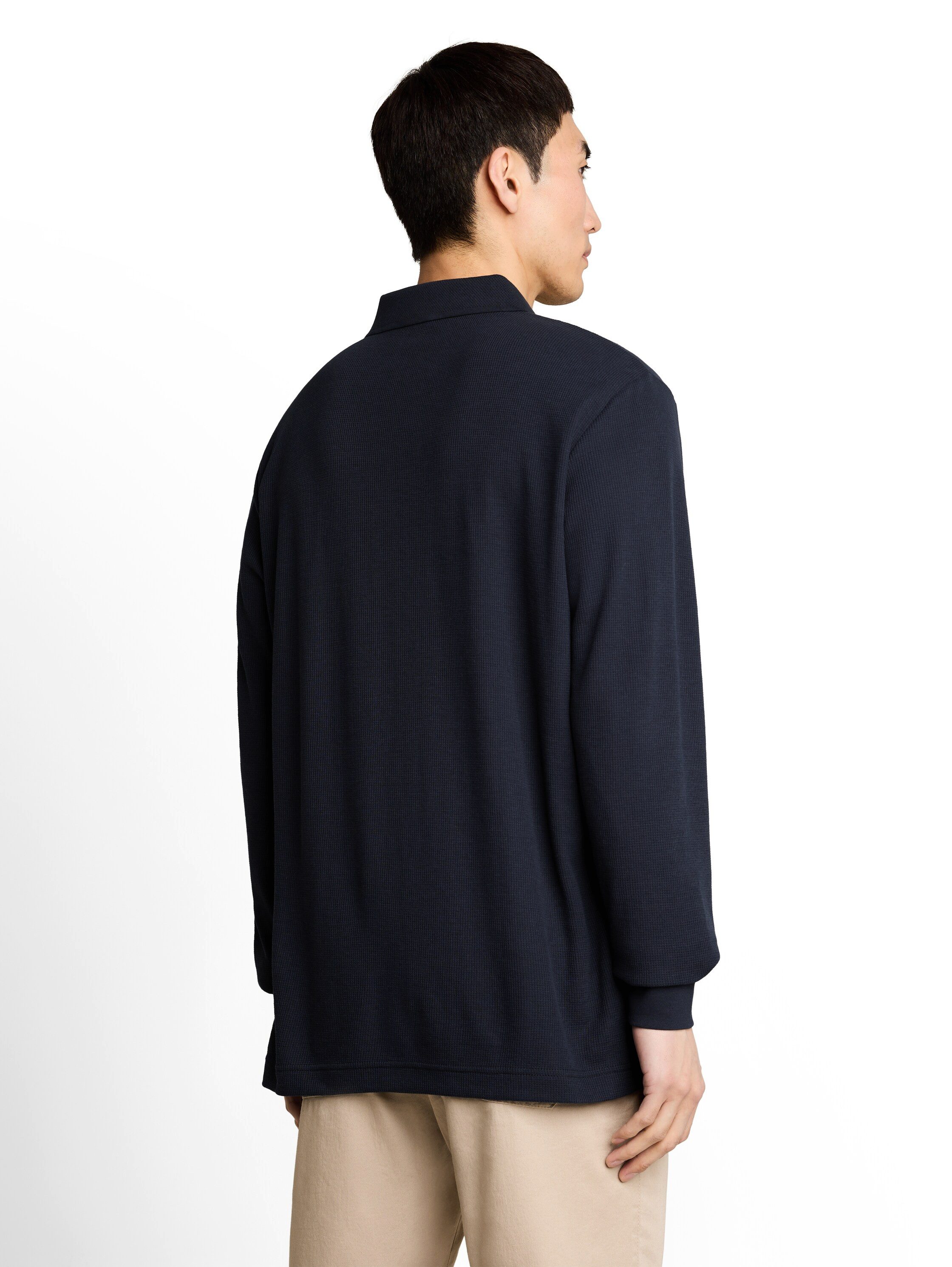 Langarm-Poloshirt