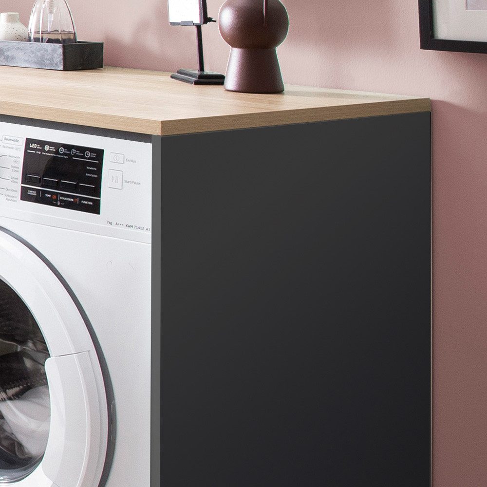 Lomadox Waschmaschinenumbauschrank STOBY-80 Hauswirtschaftsraum HWR Möbel a günstig online kaufen