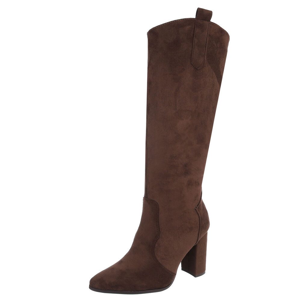 Elegante Damenstiefel mit Blockabsatz für Alltag und Freizeit High-Heel-Stiefel