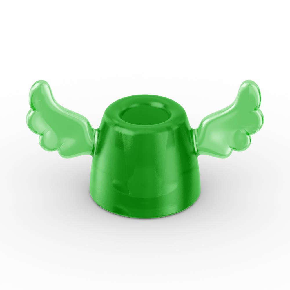 KOZIOL Zahnbürstenhalter Hermes Transparent Grün