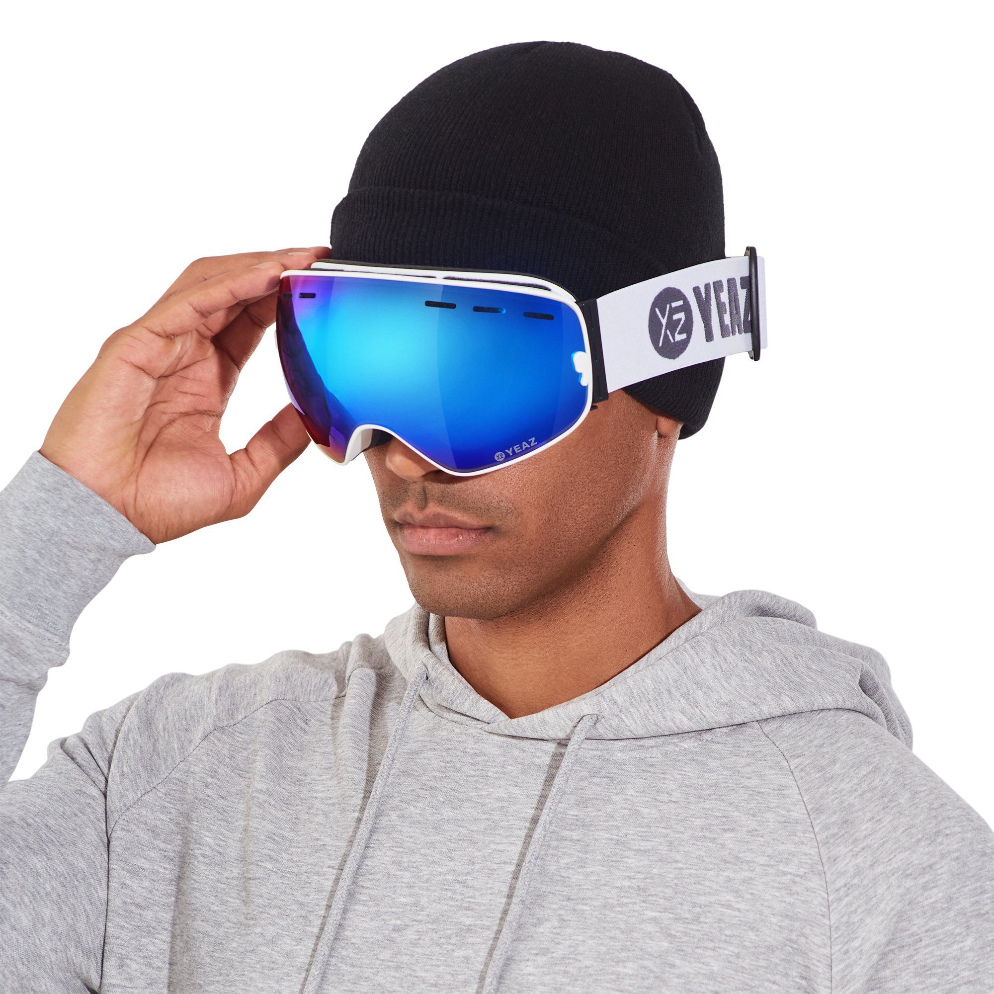 YEAZ Skibrille XTRM-SUMMIT ski- snowboardbrille verspiegelt, Premium-Ski- und Snowboardbrille für Erwachsene und Jugendliche