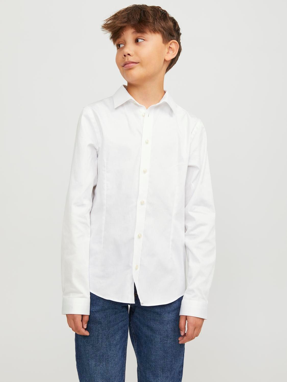 Langarmhemd JPRPARMA SHIRT L/S NOOS JNR
