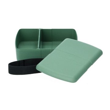 Lunchbox Lunchbox Bento Box Timeout rosmarin grün, PLA (Kunststoff aus Pflanzenzucker), (1-tlg)
