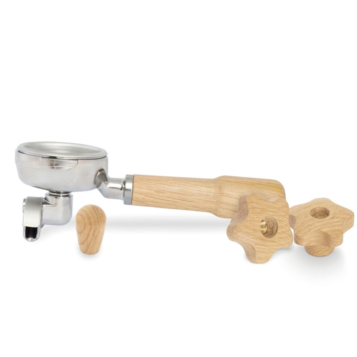 La Pavoni Tamper Kit Cellini Holz- griffe Eiche