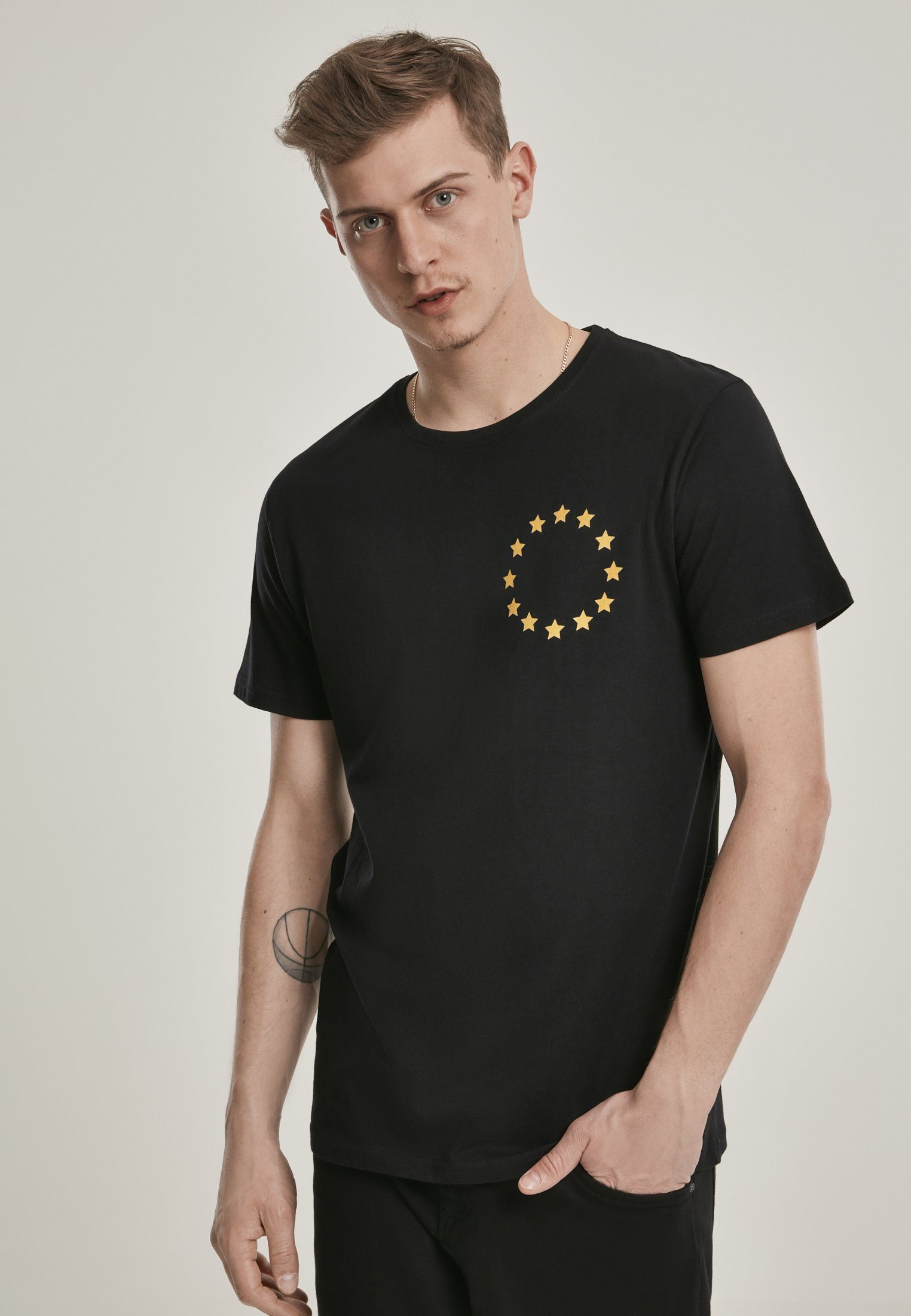 Merchcode T-Shirt Herren Brandalised - Banksy´s Graffiti Europe Tee (1-tlg)