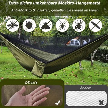 Houhence Hängematte Hängematte mit Moskitonetz und Zeltplane Reise Camping Hängematte