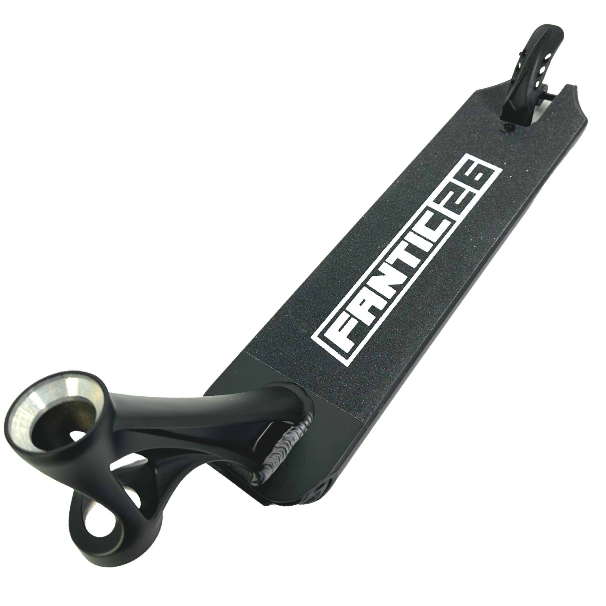 x Fantic26 Stuntscooter Stunt-Scooter Basic 15,5cm Schwarz/Weiß 58,5cm Griptape Fantic26