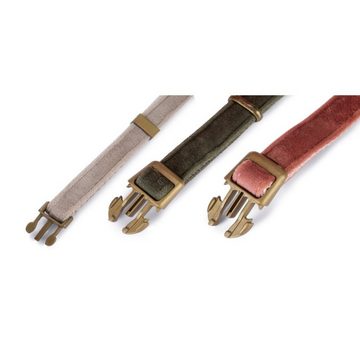 Designed By Lotte Hunde-Halsband Hundehalsband Velura grau