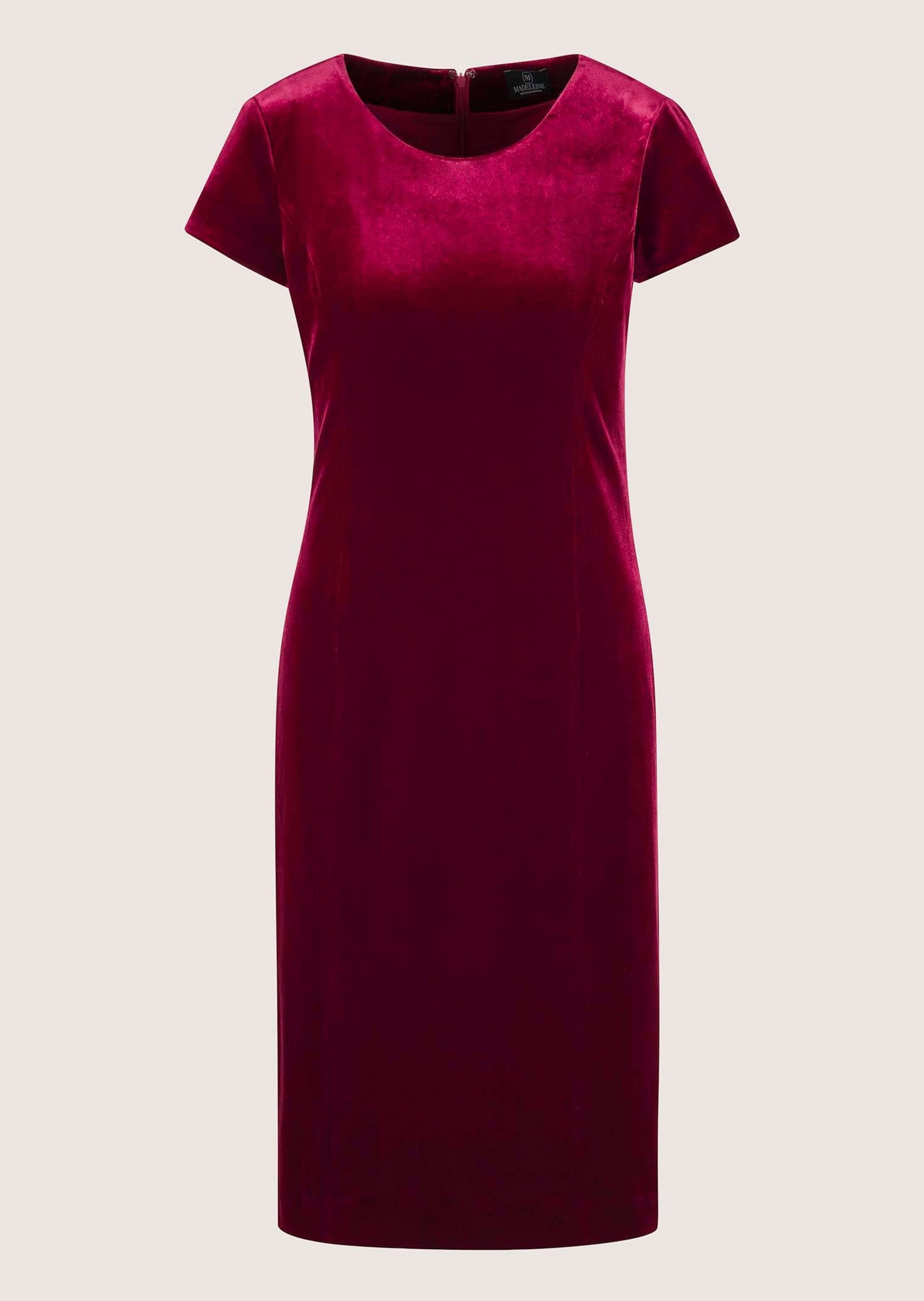 MADELEINE Midikleid Klassisches Etuikleid aus Samt günstig online kaufen