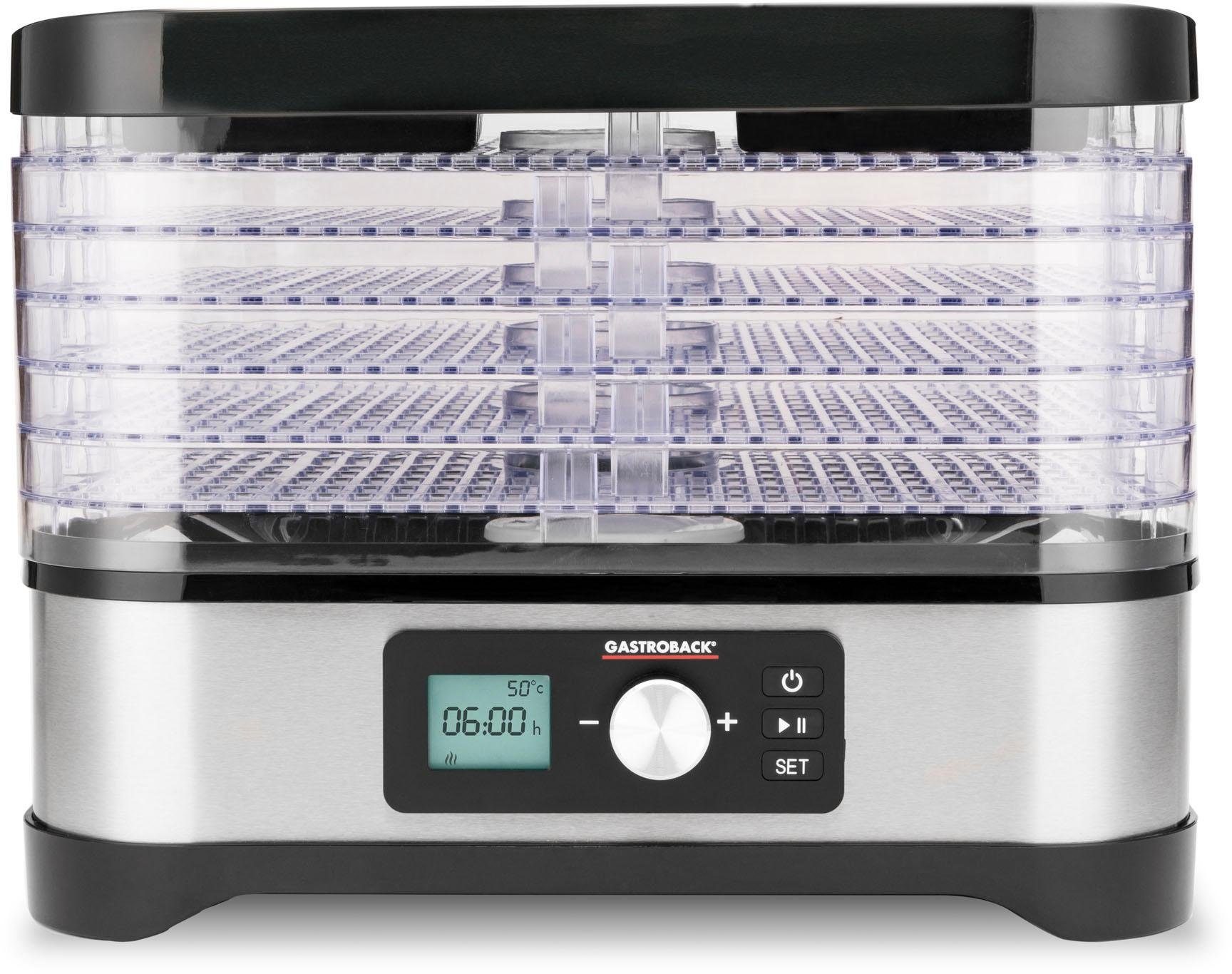 Gastroback Dörrautomat 46600 Design Natural Plus 370 W, 6 Etagen