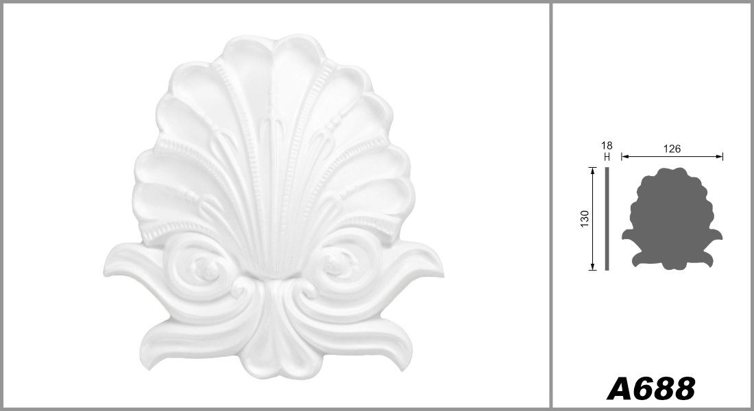 Grand Decor Wanddekoobjekt A688 (Ornament aus günstig online kaufen