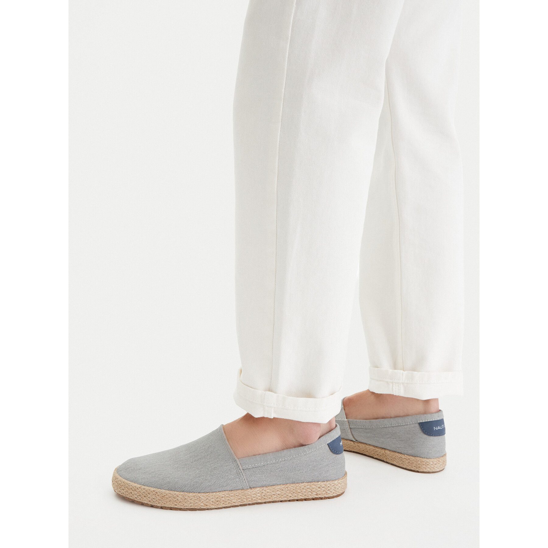NAUTICA Nautica Herren-Espadrilles Grau Espadrille