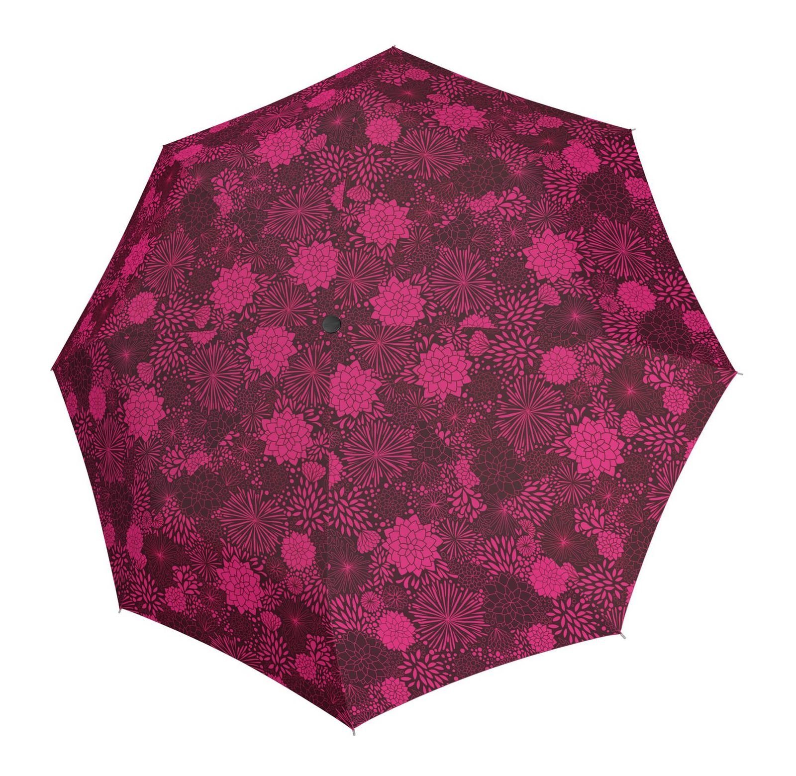 doppler® Taschenregenschirm Fiber Purple Flower