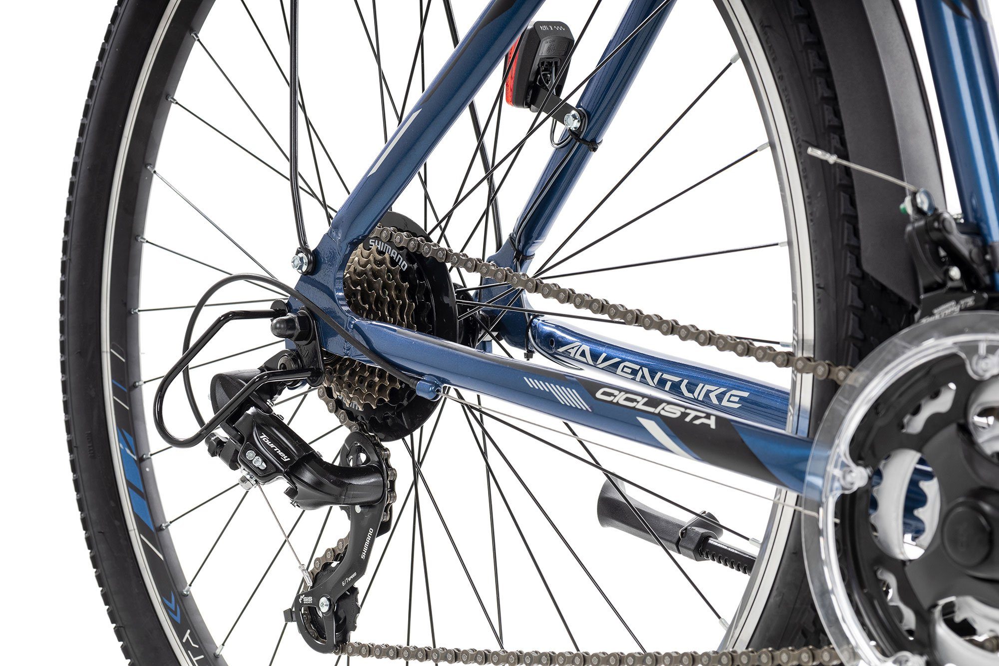 Ciclista Kinderfahrrad Ciclista Adventure, 21 Gang Shimano Tourney 21 Schaltwerk, Kettenschaltung, Jugendfahrrad blau
