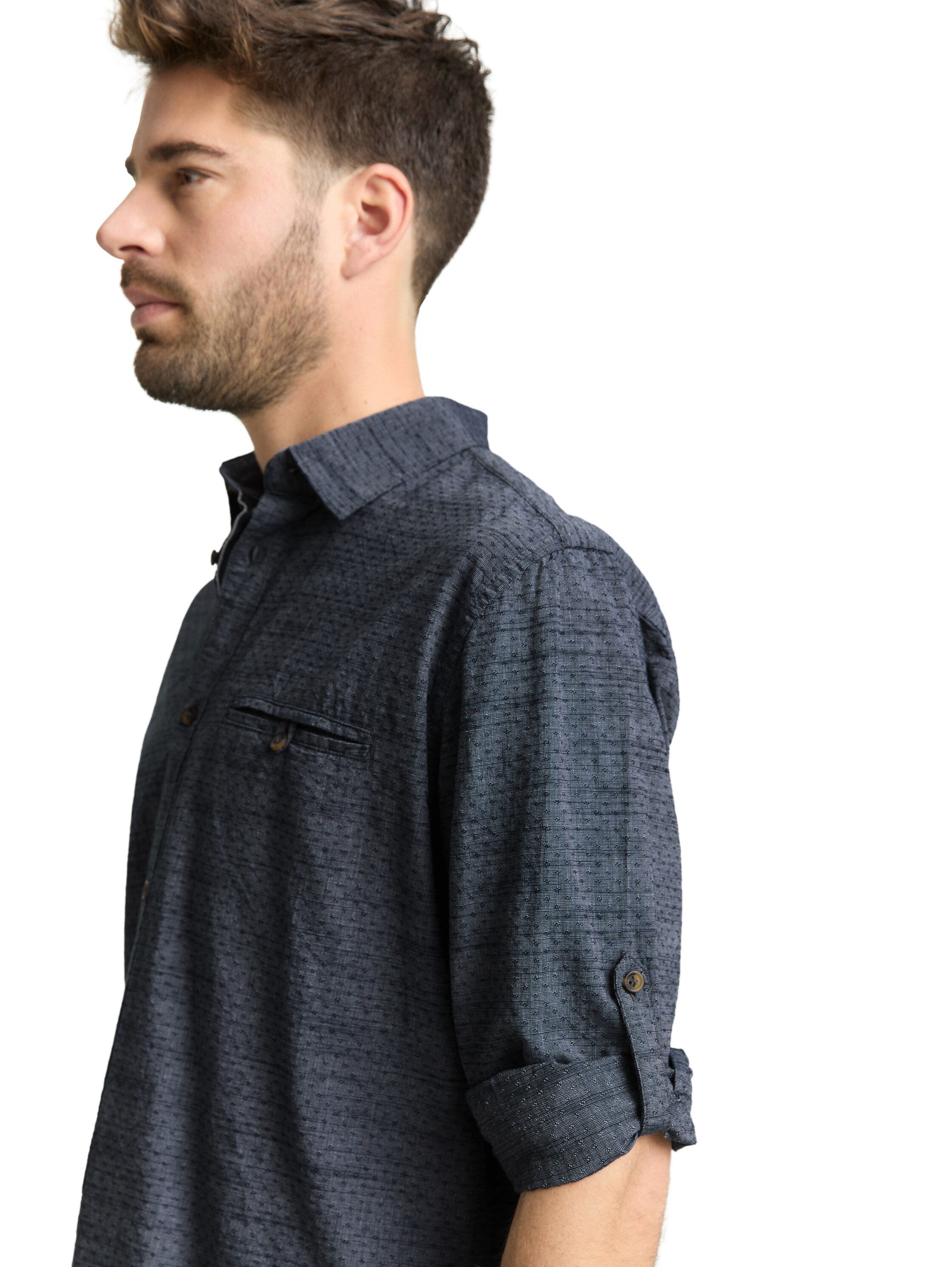TOM TAILOR Langarmhemd mit Brust Tasche
