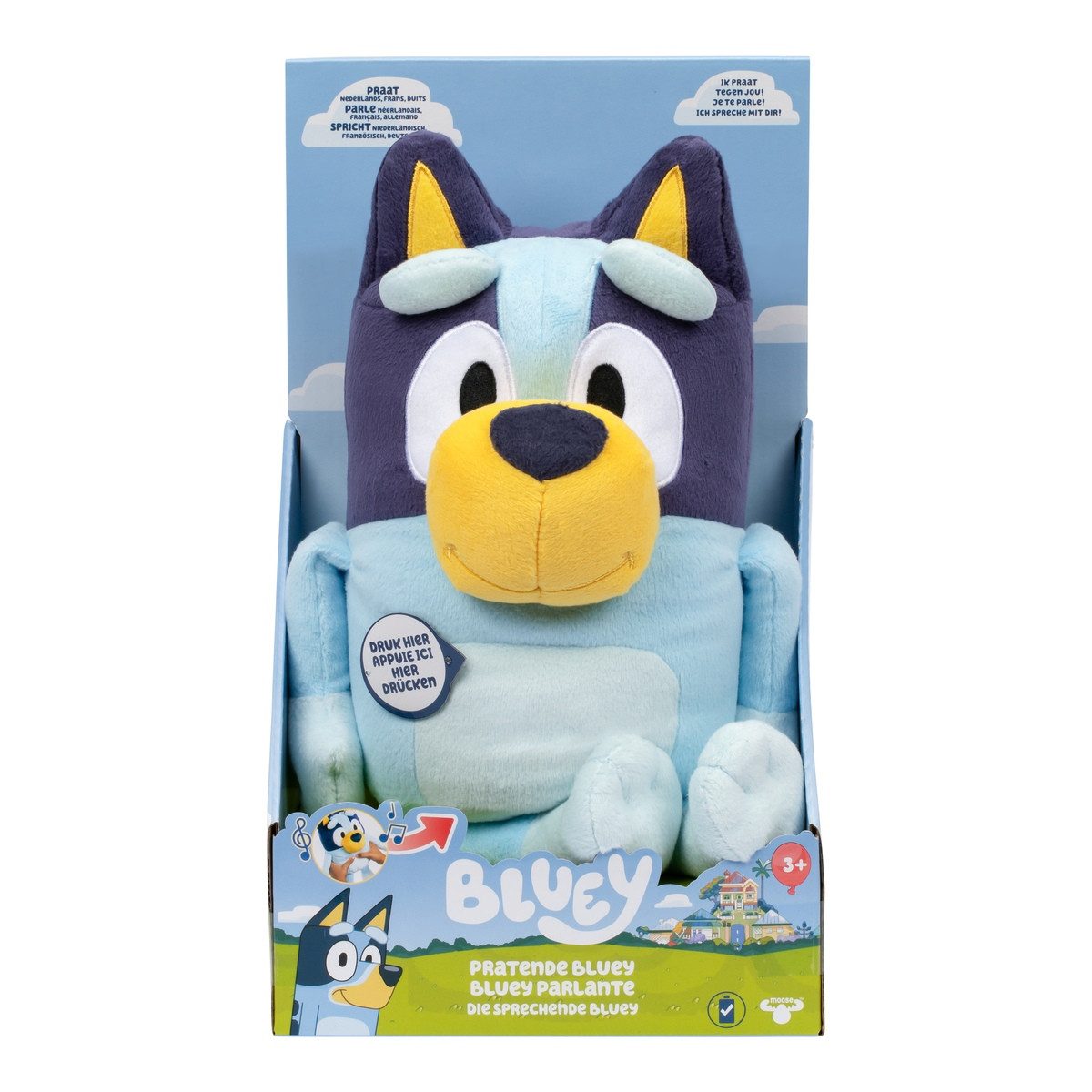 Moose Toys Plüschfigur Bluey Sprechende Plüschfigur