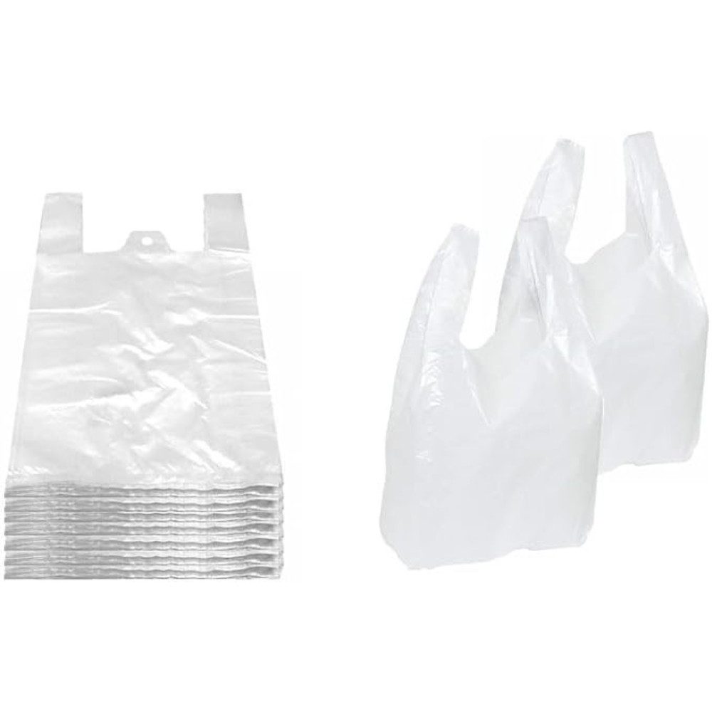 Lauroo Tragetasche Hemdchentragetaschen Weiß 28x14x48 cm - 1000 Stück (1000 günstig online kaufen