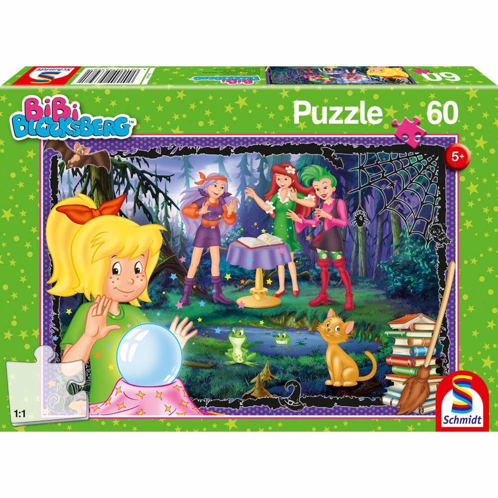 verhext Voll Puzzleteile 60 Puzzle Teile, Bibi 60 Blocksberg Spiele Schmidt