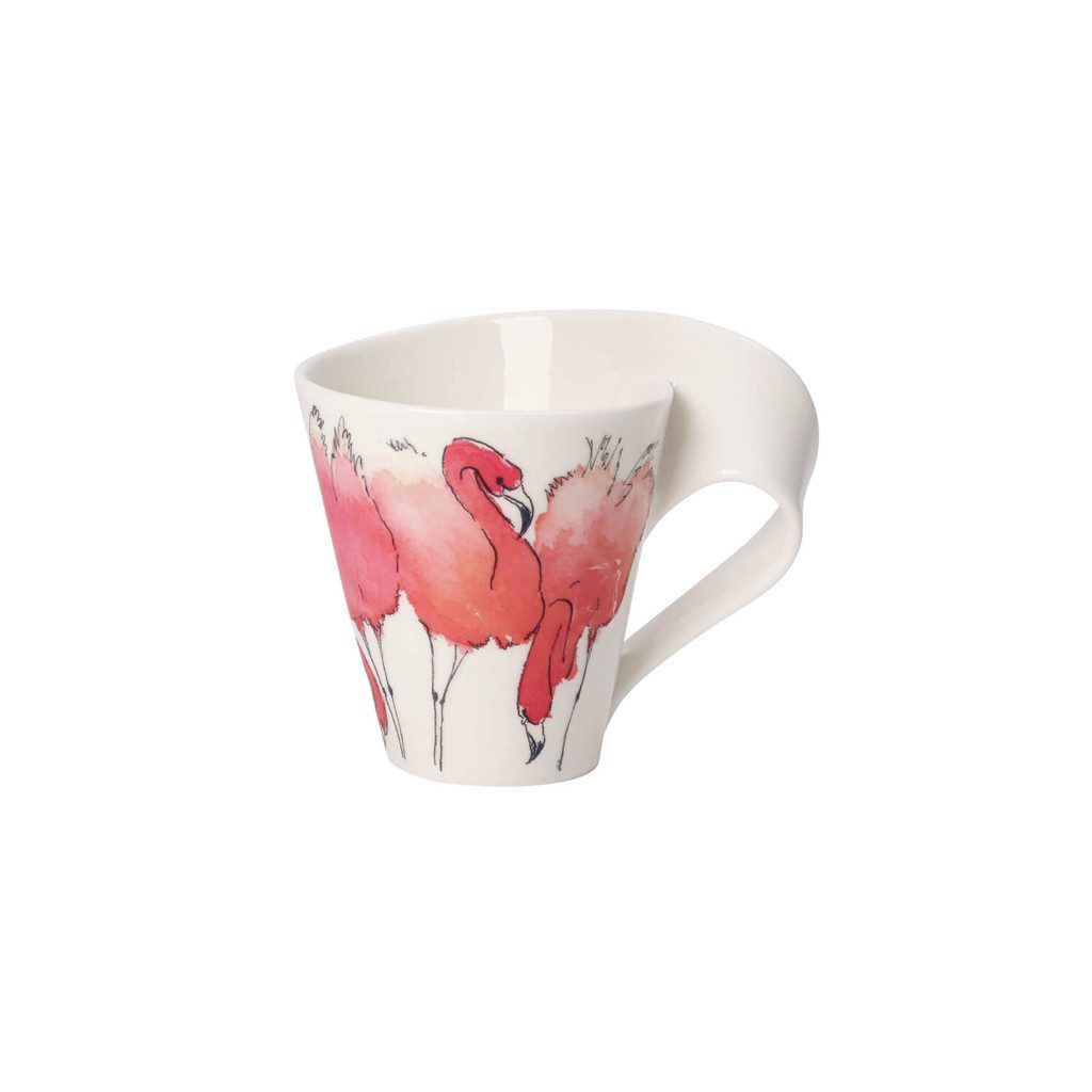 Villeroy & Boch Becher NewWave Caffè Becher mit Henkel 300 ml, Porzellan
