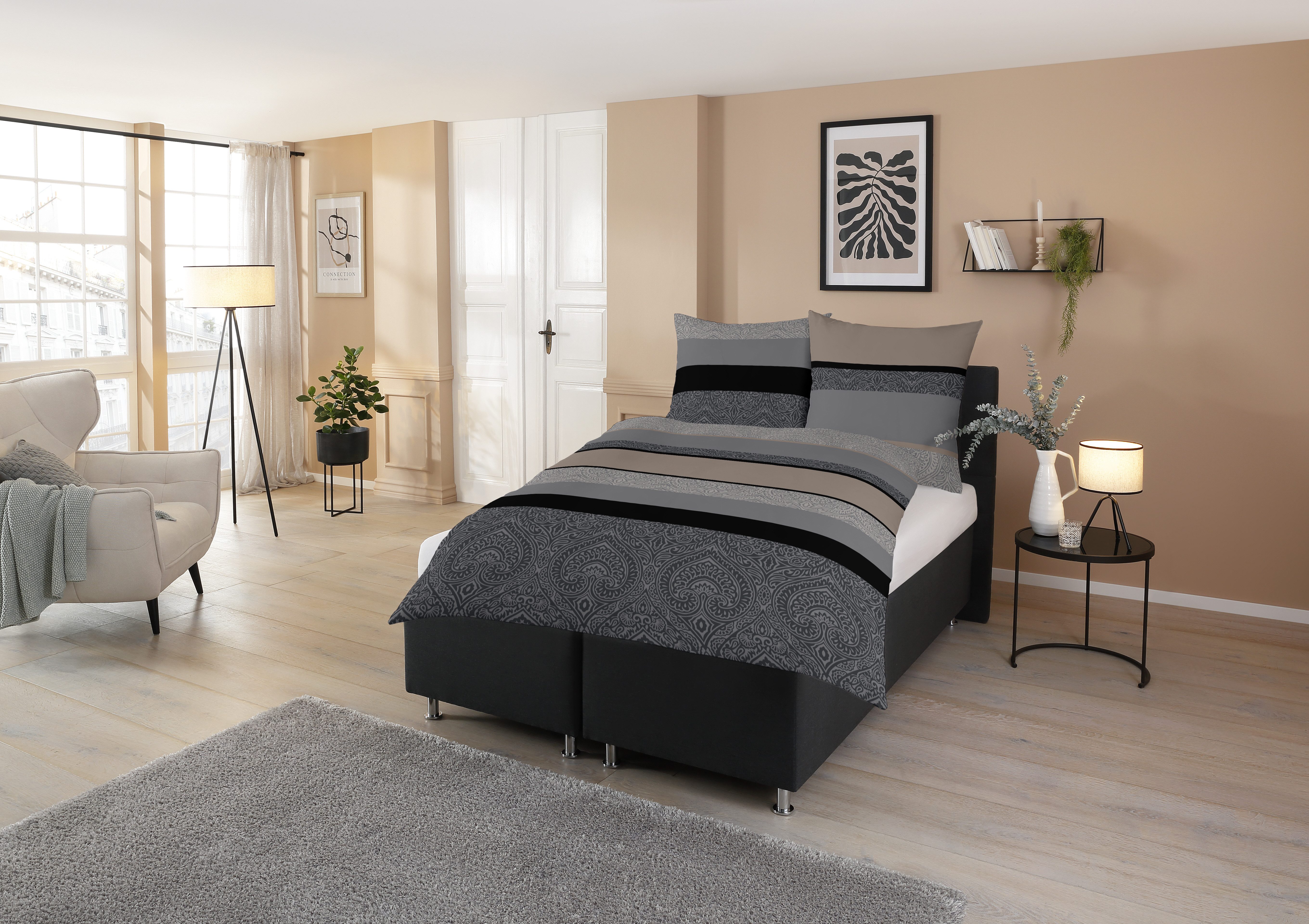 CASATEX Bettwäsche Dami, Satin, 3 teilig, günstig online kaufen