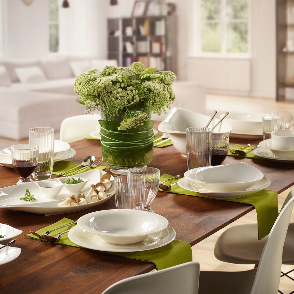 Villeroy & Boch Speiseteller New Cottage Basic Speiseteller, (1 St), Premium Porcelain, mikrow.- & spülm.sicher, Made in Germany