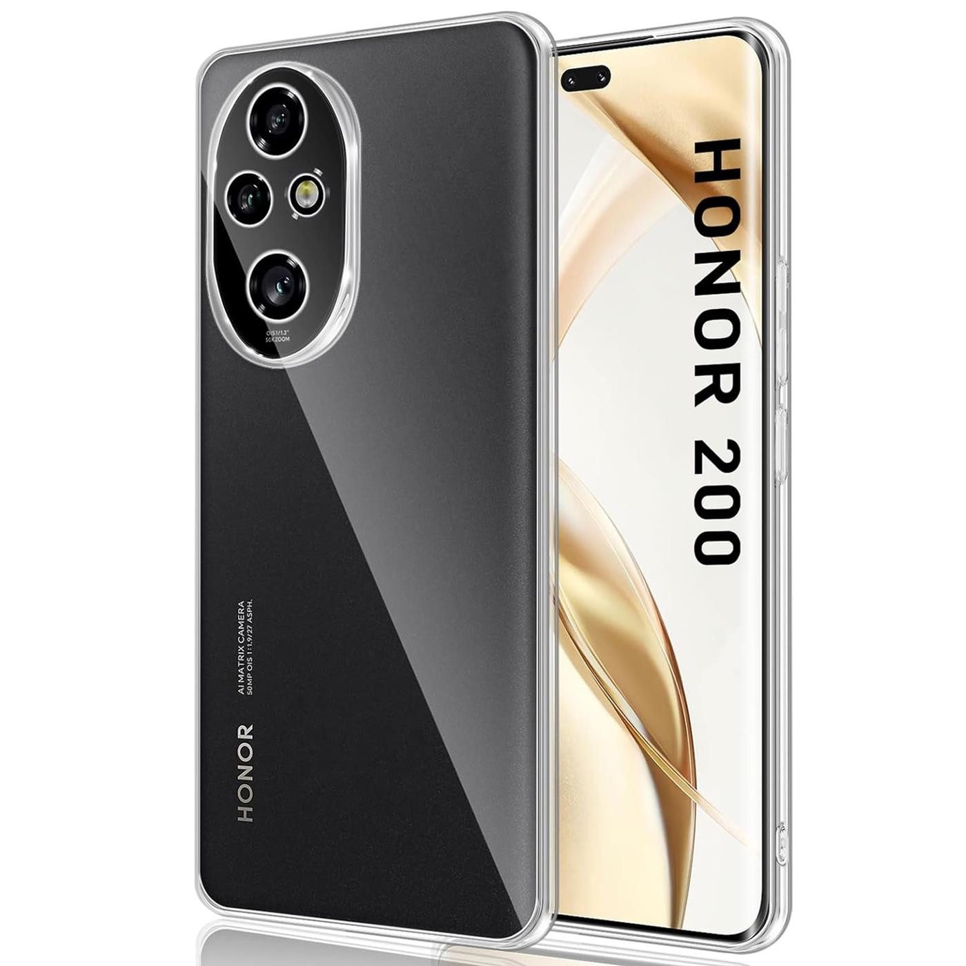 CoolGadget Handyhülle Transparent Ultra Slim Case für Honor 200 6,7 Zoll, Silikon Hülle Dünne Schutzhülle für Honor 200 Hülle