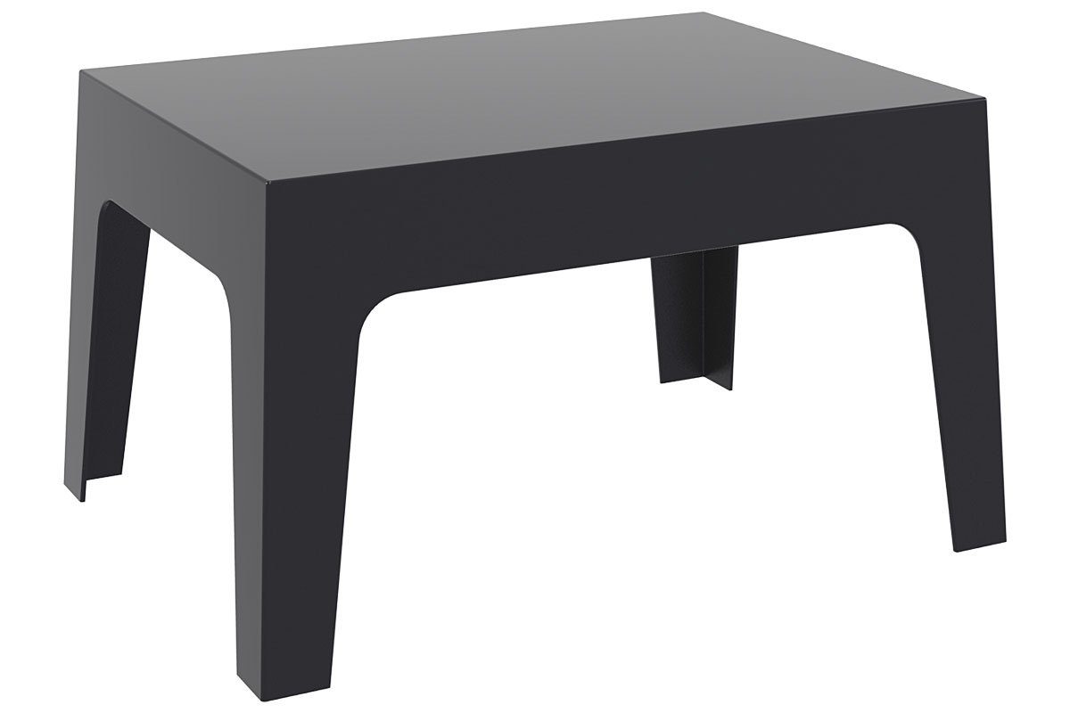 CLP Gartentisch BOX stapelbar schwarz Tisch