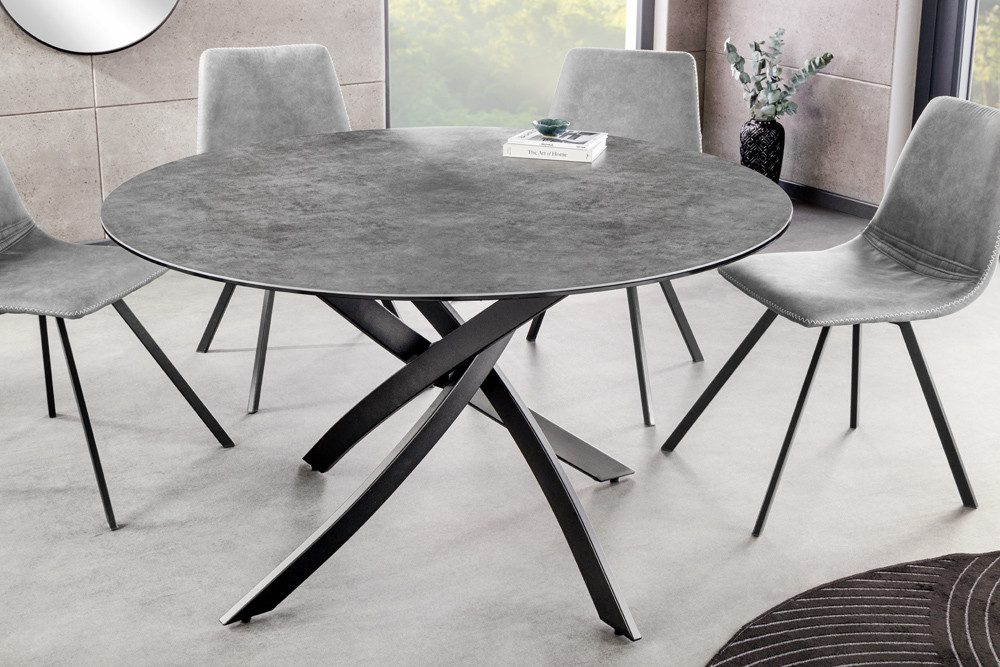 riess-ambiente Esstisch ALPINE 120cm anthrazit/schwarz · günstig online kaufen