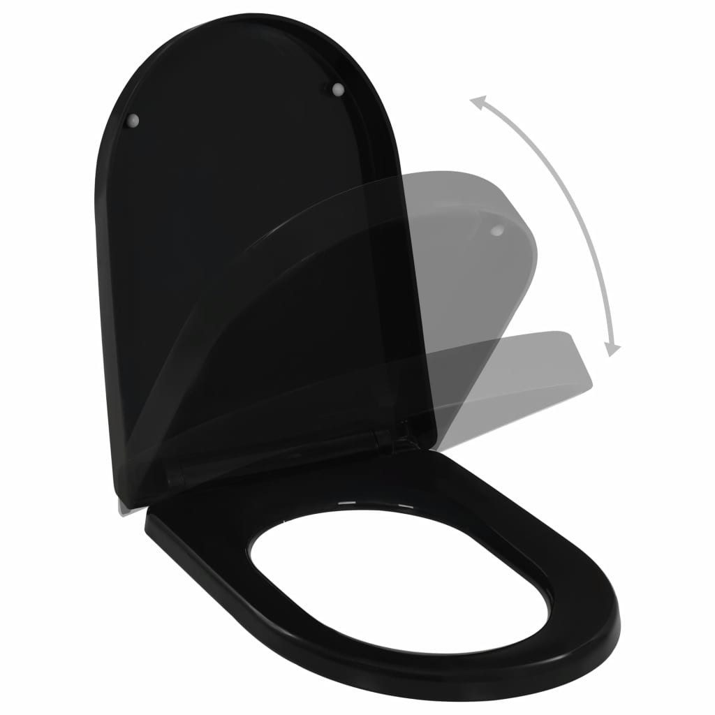 WC-Sitz 46 x 365 cm140 - 200 mm Toilettensitz mit Absenkautomatik und Quick-Re