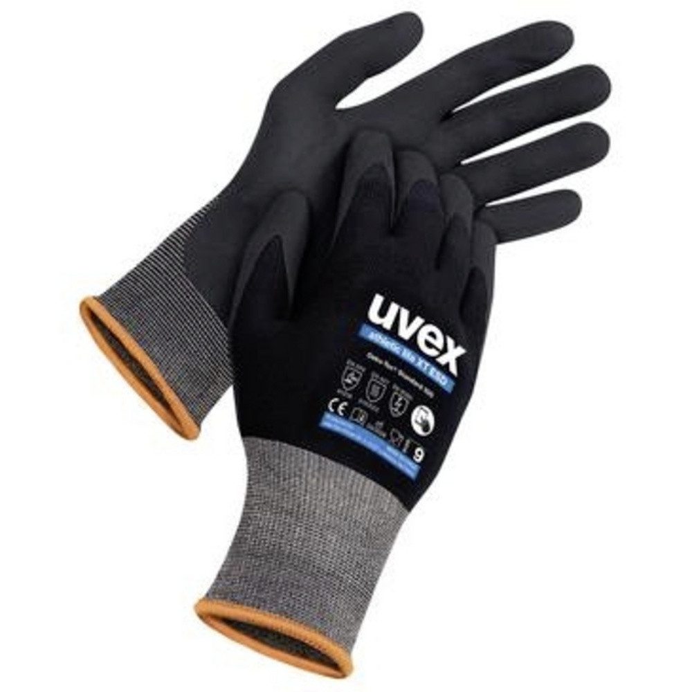 Uvex Arbeitshandschuhe uvex 6002406 60024 Polyamid, Elasthan, Carbon Montagehandschuh 1