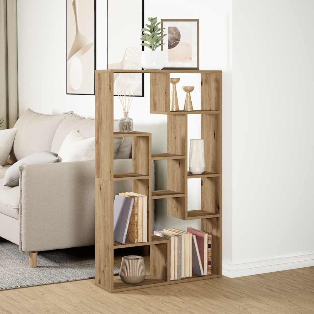 vidaXL Bücherregal Bücherregal Artisan-Eiche 72x20x120 cm günstig online kaufen