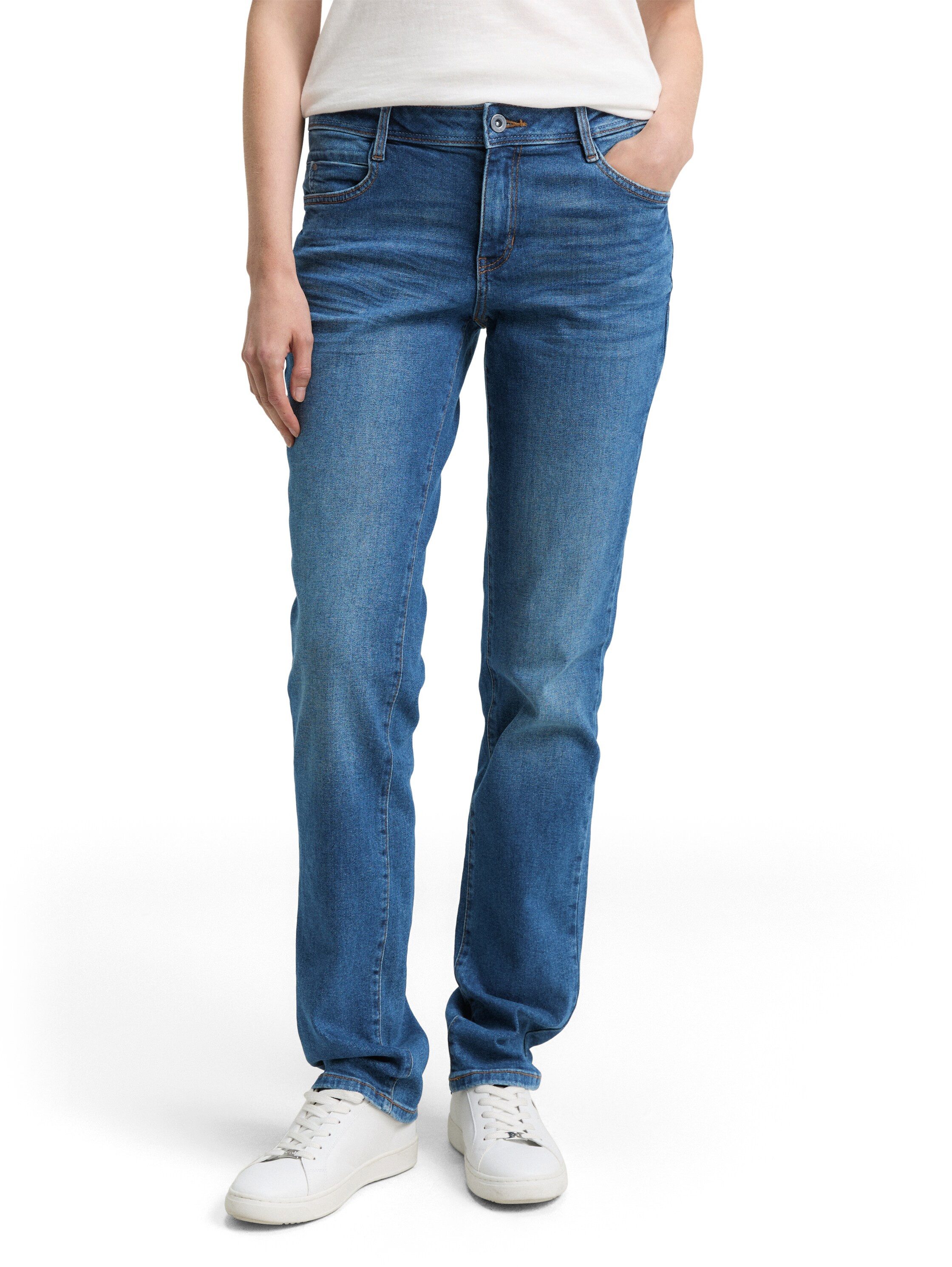 TOM TAILOR Straight-Jeans LIVA im Five-Pocket günstig online kaufen