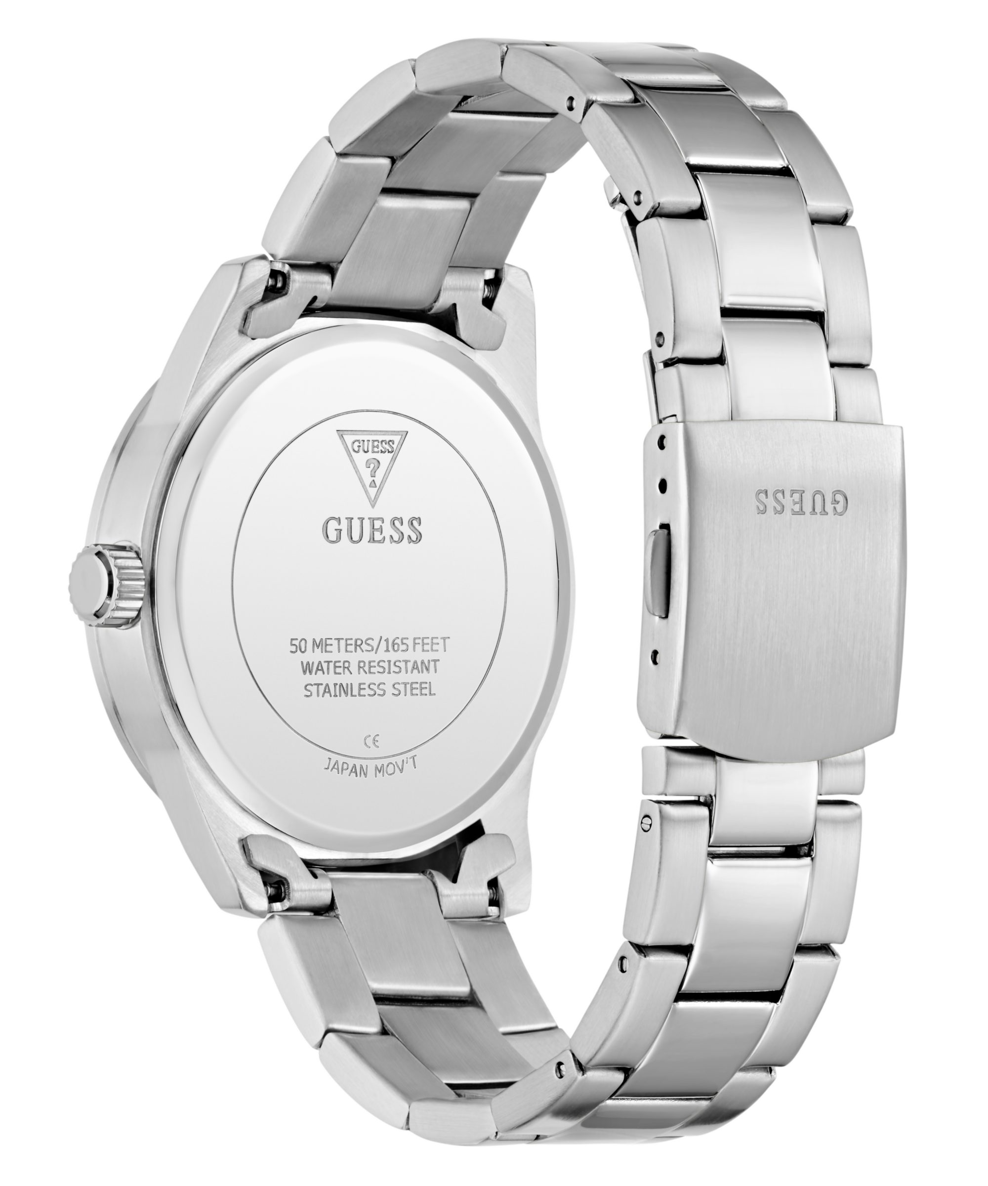 Guess Quarzuhr EASTON GW0965G1, Armbanduhr, Herrenuhr, Edelstahlarmband