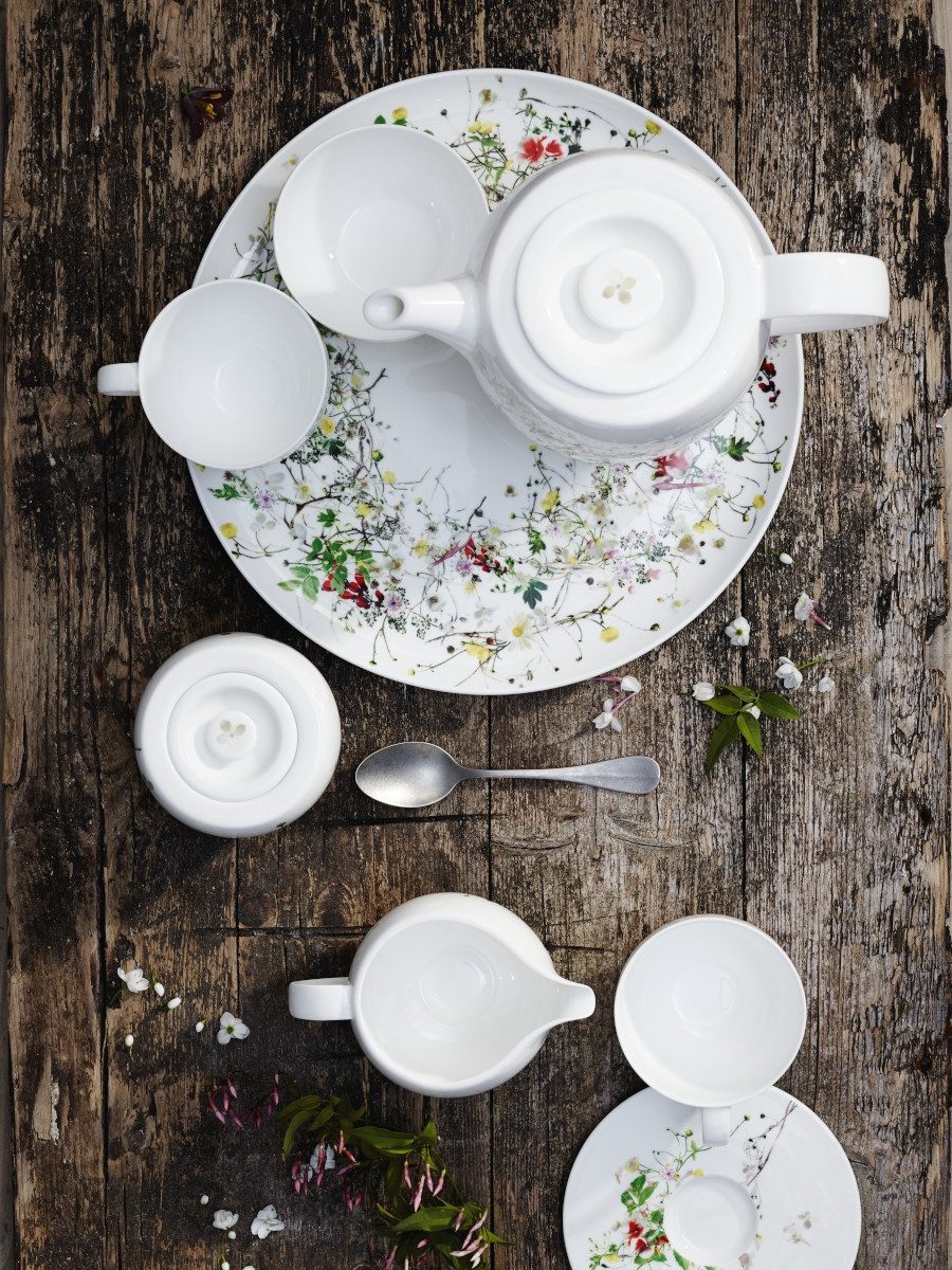 Rosenthal Etagere Brillance Grand Air Etagere 2tlg mit Fahnentellern, Porzellan, (Etageren), Etageren
