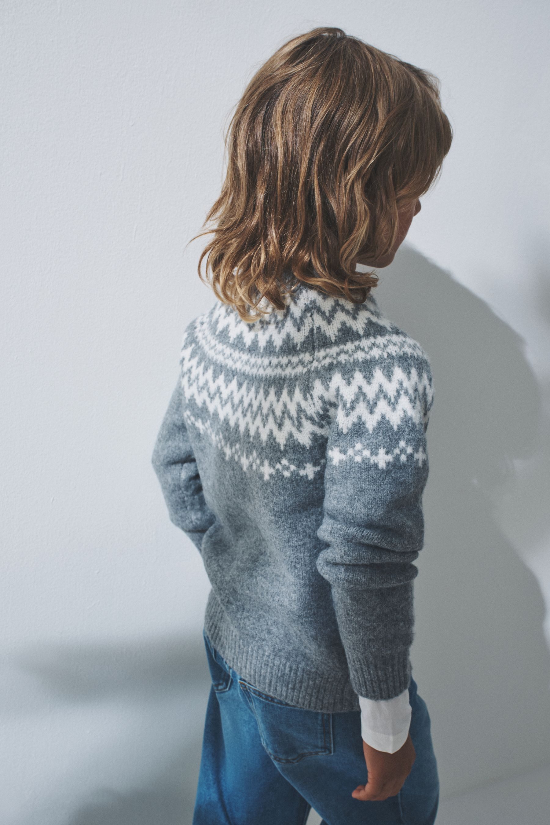 The Set Strickpullover The Set Unisex Kids Fairisle-Pullover, 2er-Pack (2-tlg)