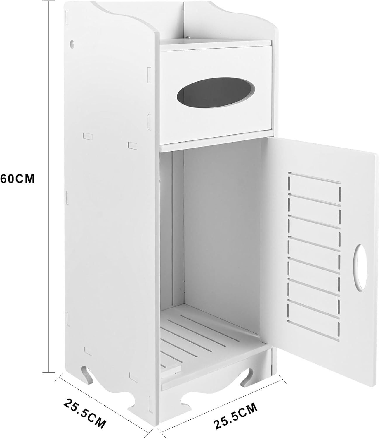Youyijia Badezimmerspiegelschrank Youyijia Wasserdichter Badezimmerschrank Badezimmermöbel Weiß
