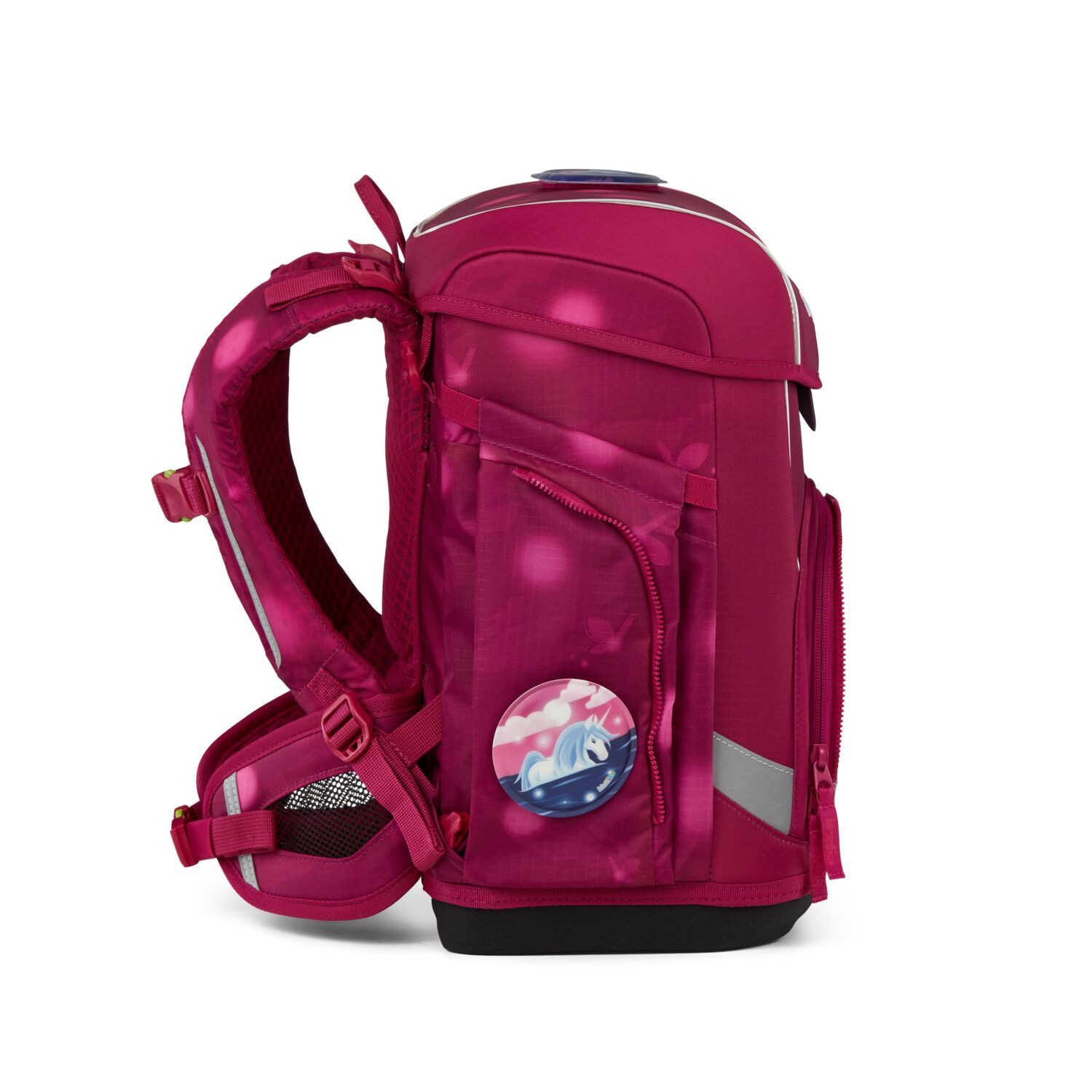 ergobag Schulranzen Schulranzen-Set CUBO LIGHT MondzauBär 5-teilig (5-teilig), Superleicht, Hugging-Rückensystem, für kleine/schmale Kinder – Bild 5 von 5