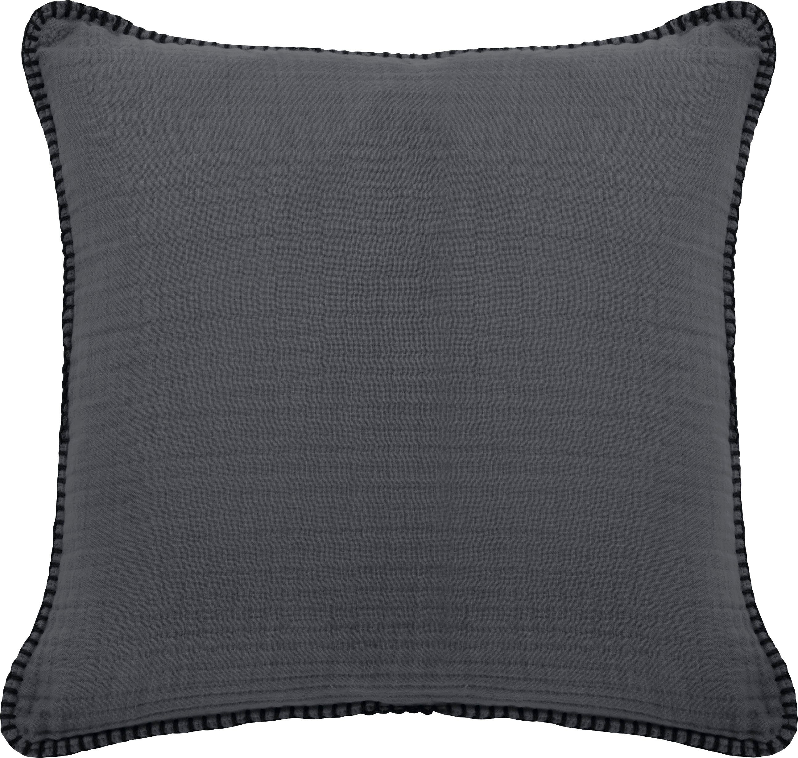 done.® Dekokissen Nayla, unifarben, Reißverschluss, Kissenhüle günstig online kaufen