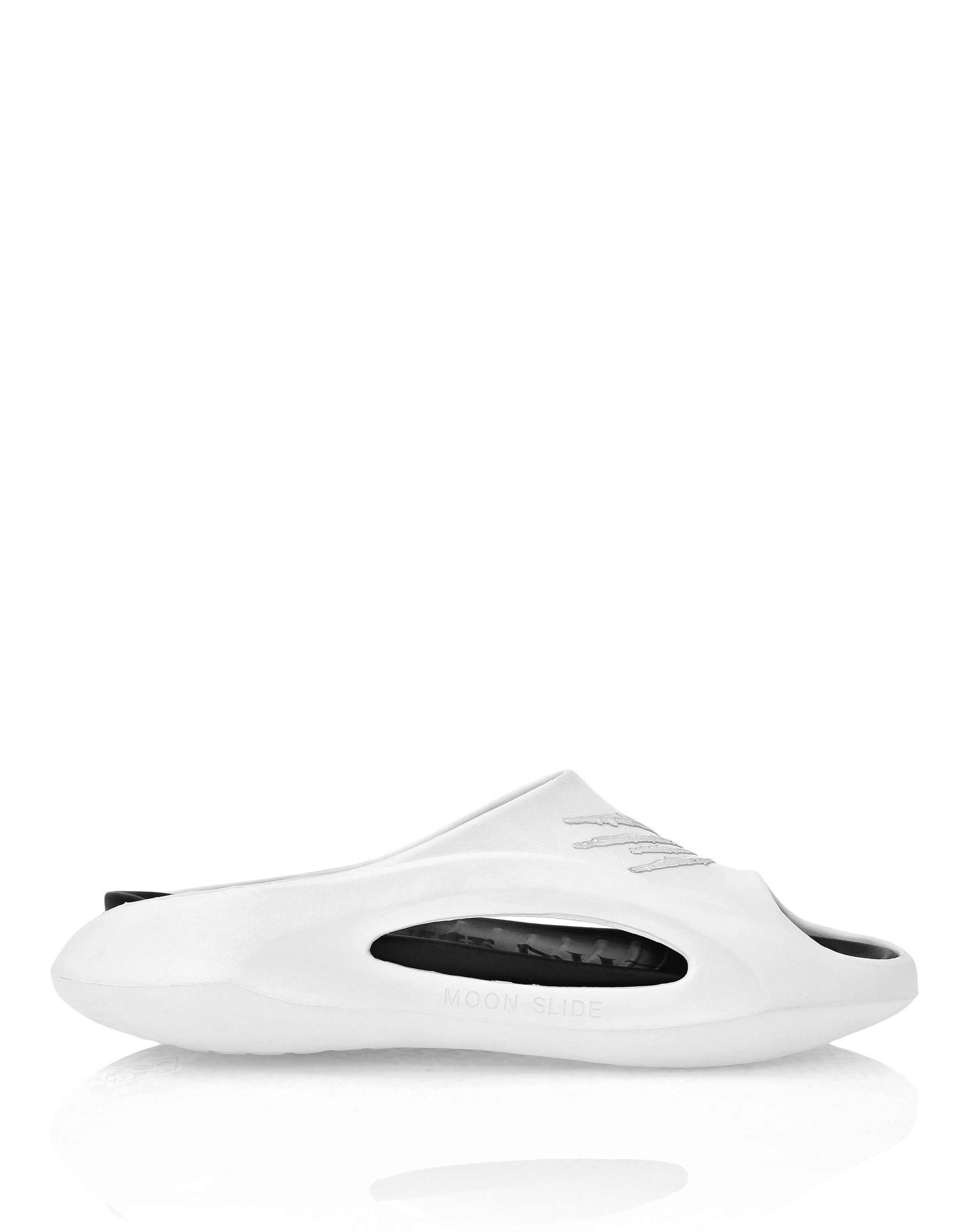 PLEIN SPORT Flache Gummisandalen Strandschuh
