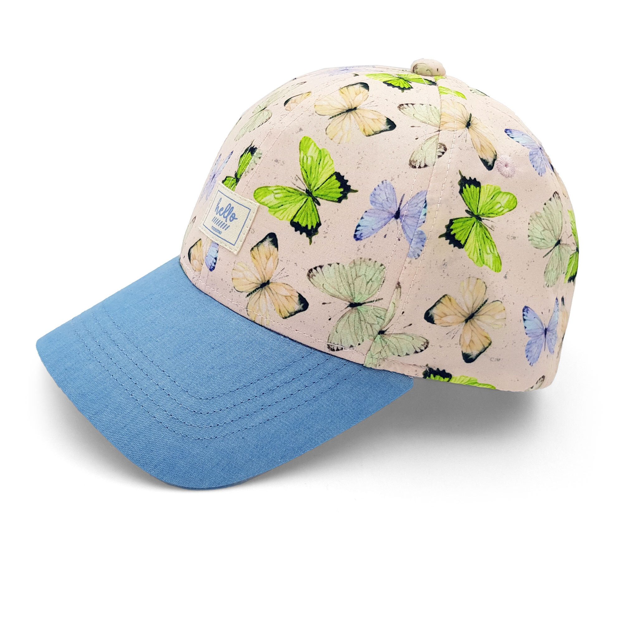 MAXIMO Baseball Cap KIDS GIRL-Cap Schmetterlinge Klettverschluß (1-St)